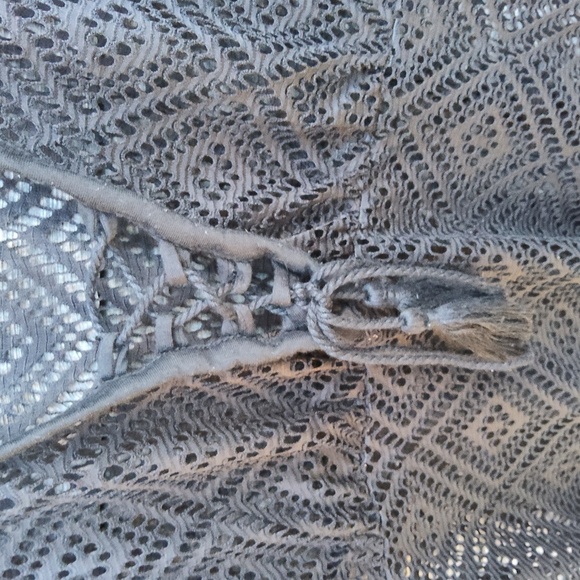 OP Black Swimsuit Cover Up Girls Size 7-9 - Picture 3 of 7